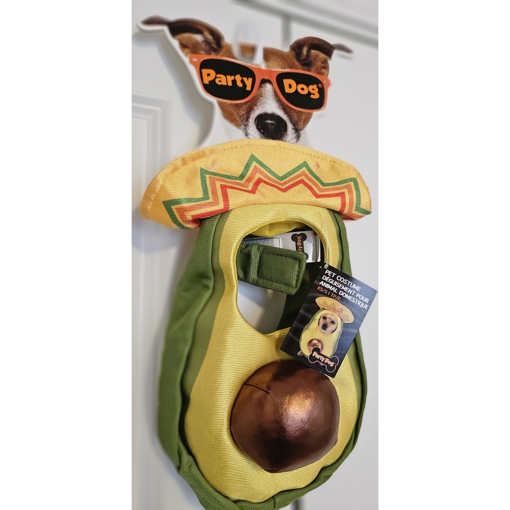 Dog Halloween Costume Guacamole Avacado Mex - Size Small/XS - BRAND NEW - Party